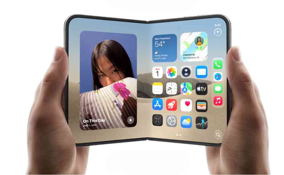 蘋果首部摺機iPhone Duo懶人包：7.6吋史上最大螢幕／雙電池可連續播片44小時／不支援Face ID／售價$17,499起