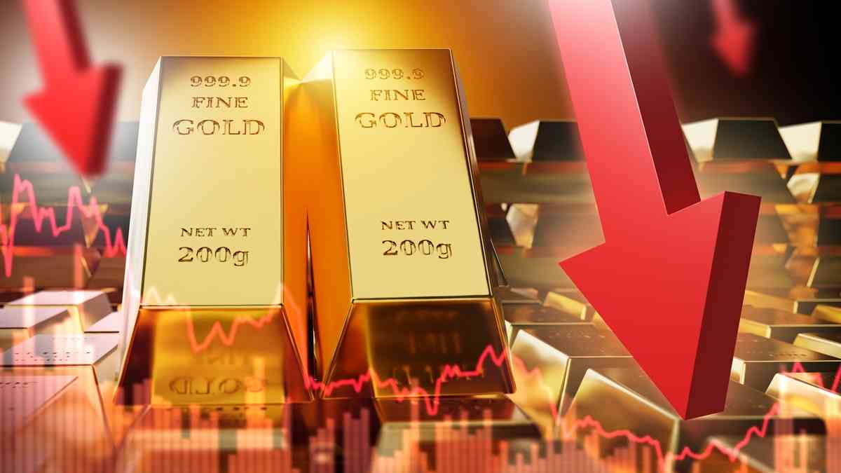 國際金價 | 國際金市捱沽，現貨金重挫3.6%