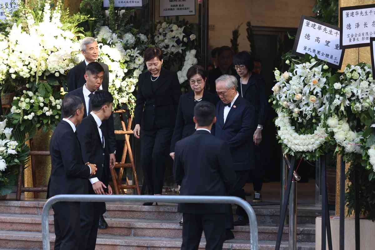 各界弔唁董建華圖輯