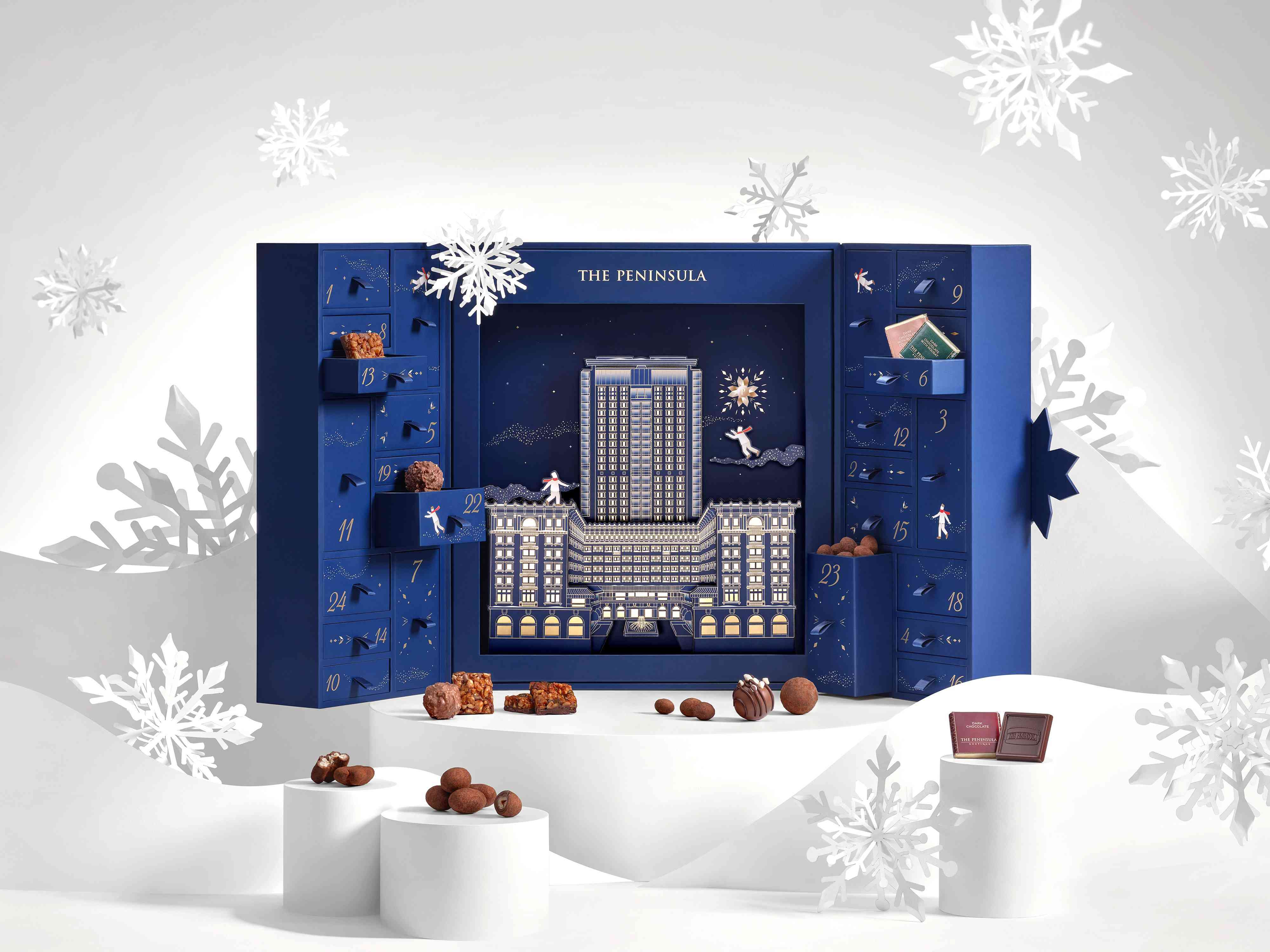 聖誕甜品2025｜半島酒店造型倒數月曆最搶眼！金色魔法雪球、威士忌盡現節日奢華感