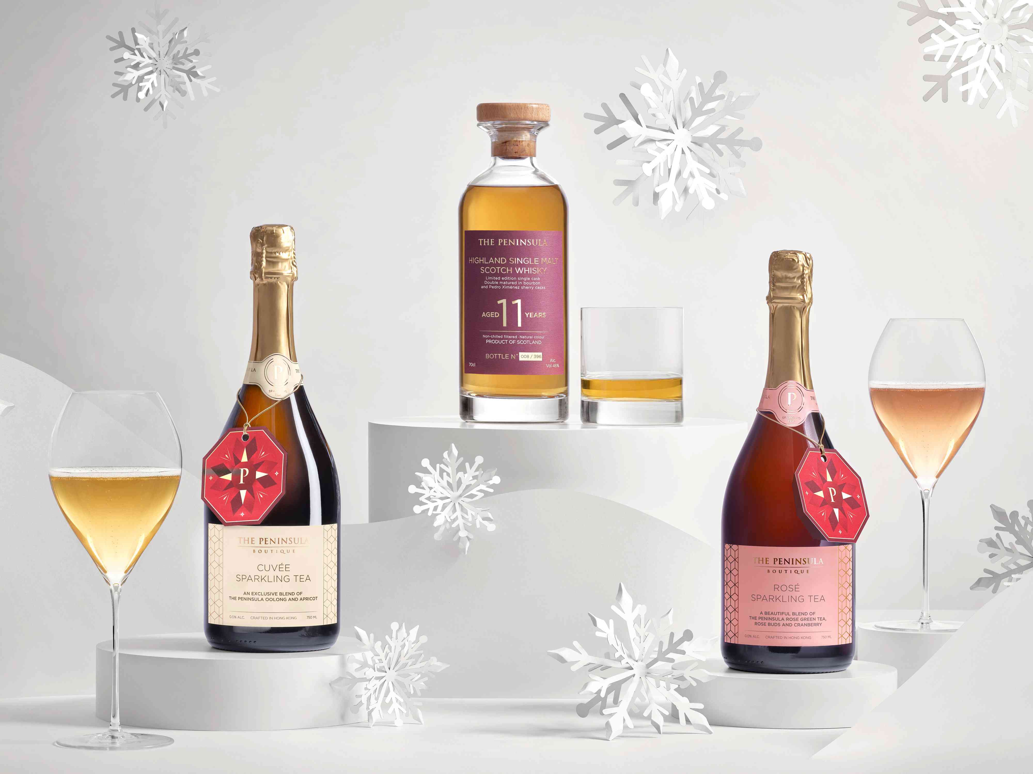 聖誕甜品2025｜半島酒店造型倒數月曆最搶眼！金色魔法雪球、威士忌盡現節日奢華感