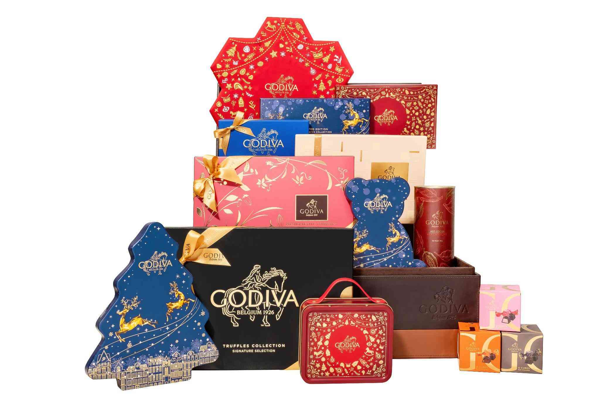 聖誕甜品2025｜GODIVA推出5款限定朱古力，專門店購買加$128送水晶球雪花杯，限時購買享折扣優惠
