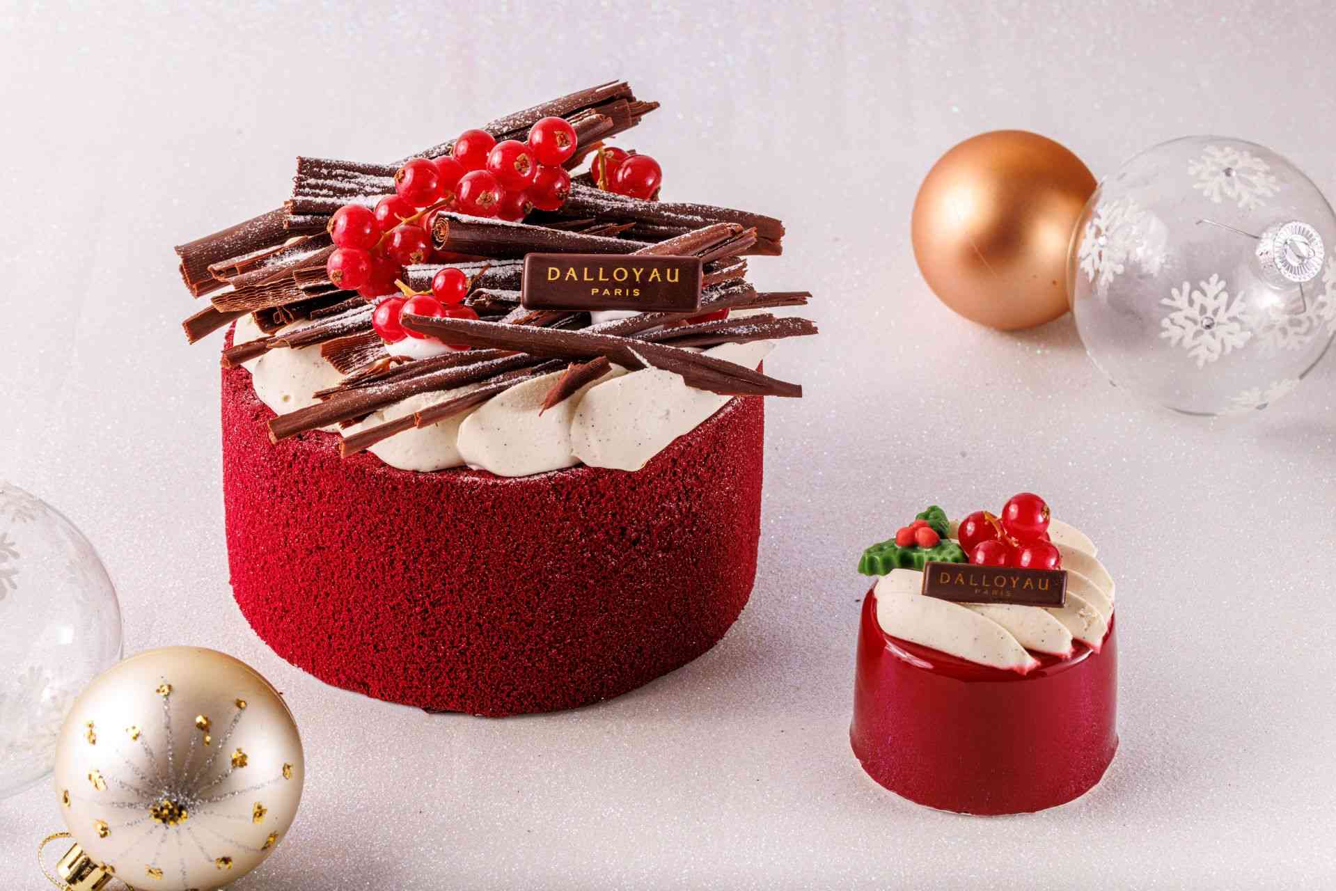 聖誕甜品2025｜法國名牌Dalloyau 新推節日甜品：可愛薑餅人、聖誕樹薄荷朱古力蛋糕、手工朱古力