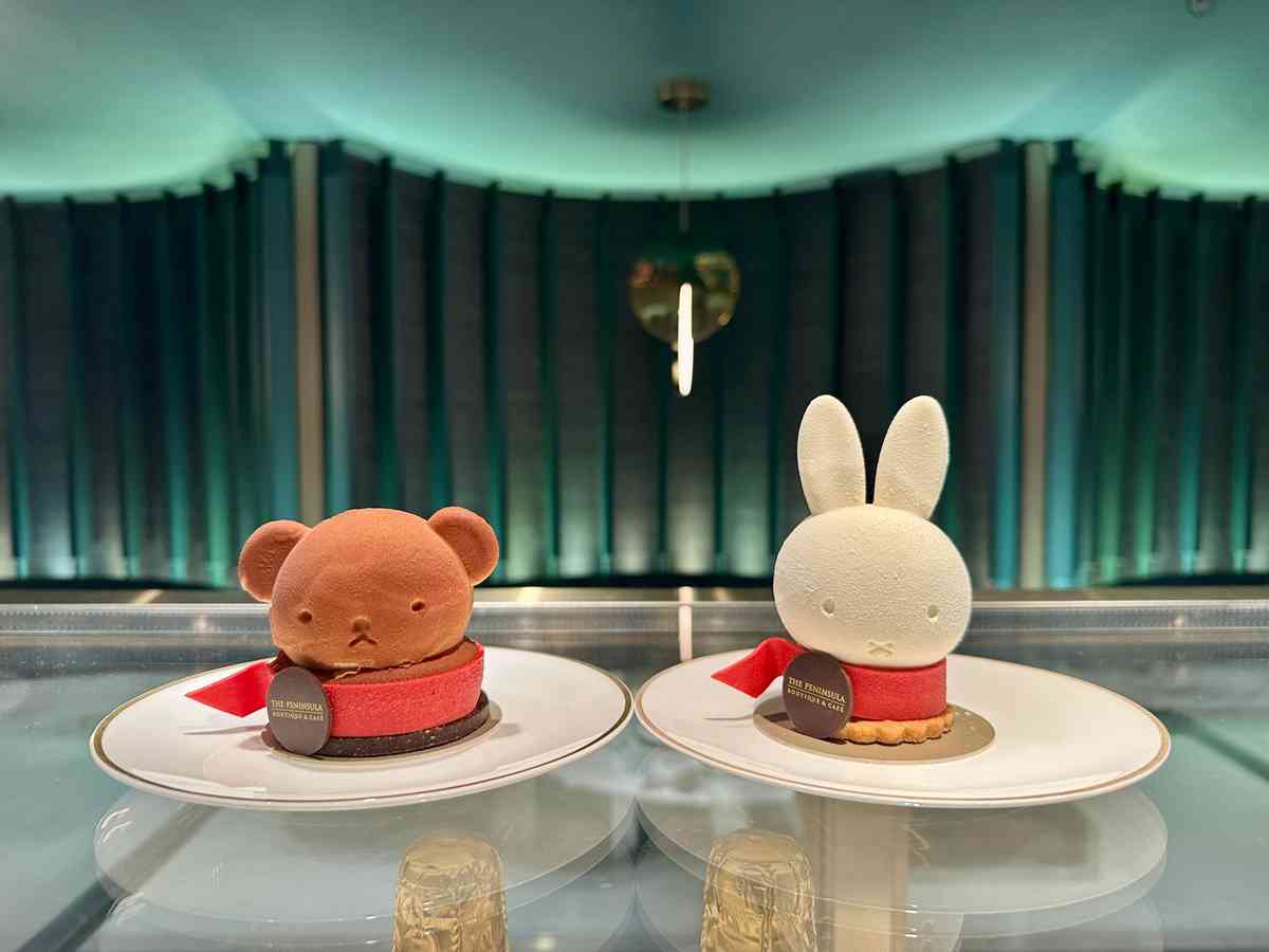聖誕甜品2025｜半島酒店 x miffy 聖誕甜品：超可愛miffy／boris造型蛋糕、馬卡龍、朱古力火鍋、黑森林芭菲