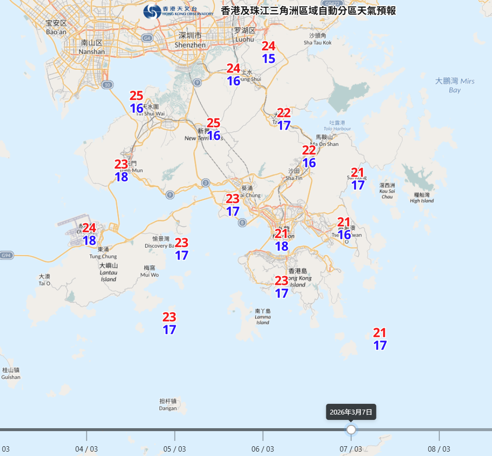 天氣預報︱冷鋒殺到！周三有雨清涼最低13度＋周五起轉晴乾燥濕度50%