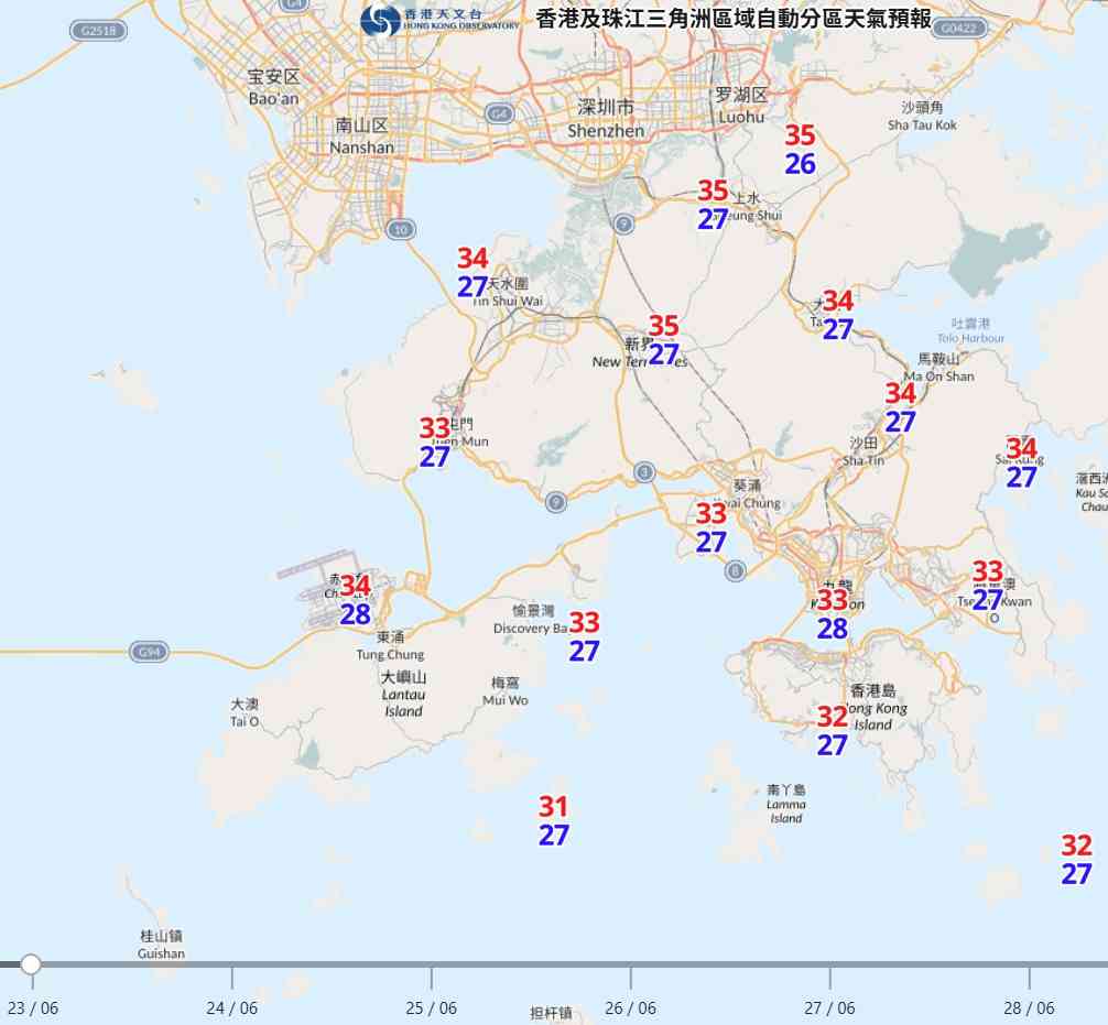 天氣預報︱本周酷熱周三最高36度＋周六日驟雨雷暴＋強颱風米克拉預測