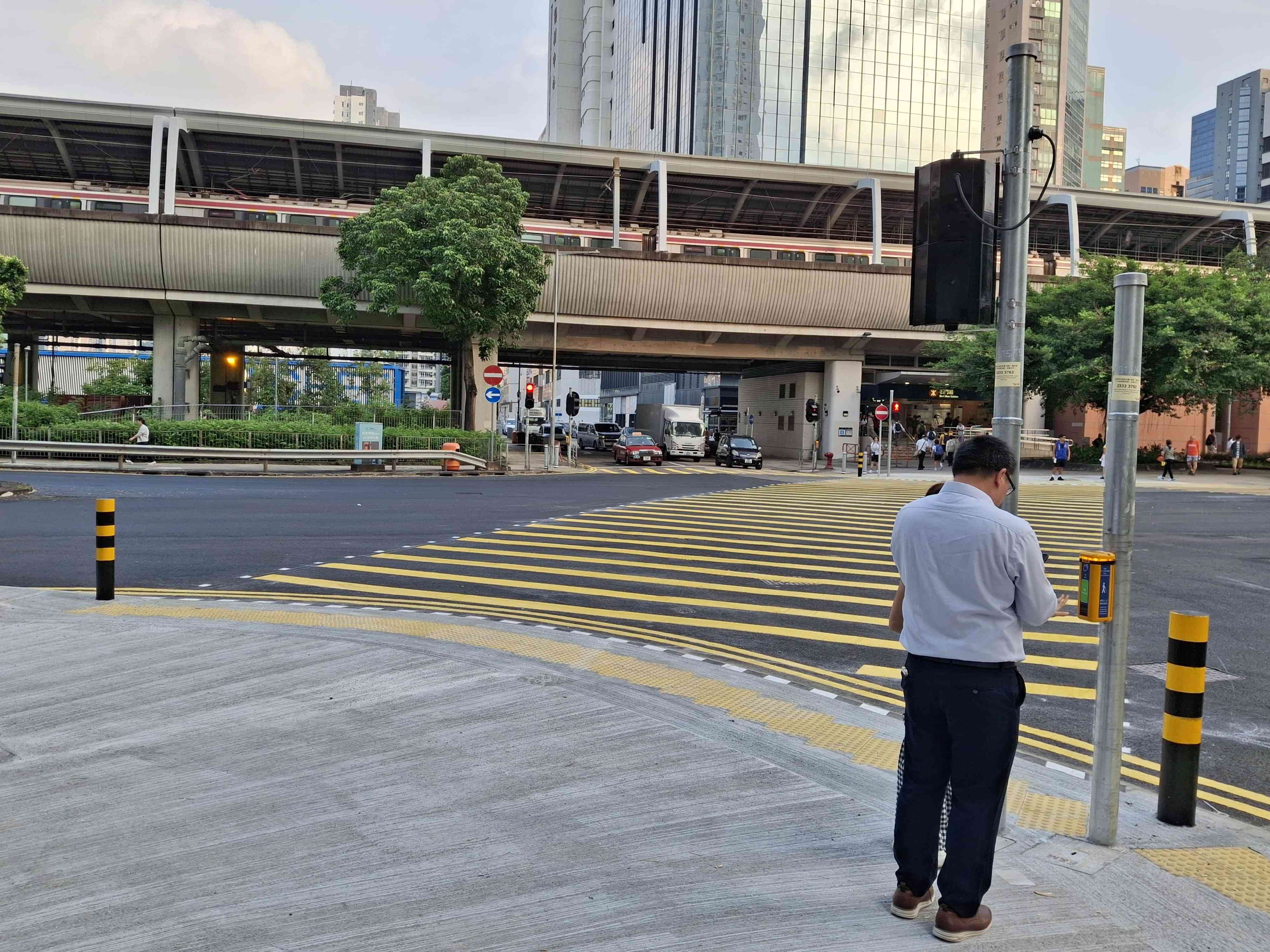 打斜過馬路！沙田安明街／安睦街「對角行人過路處」今日啓用