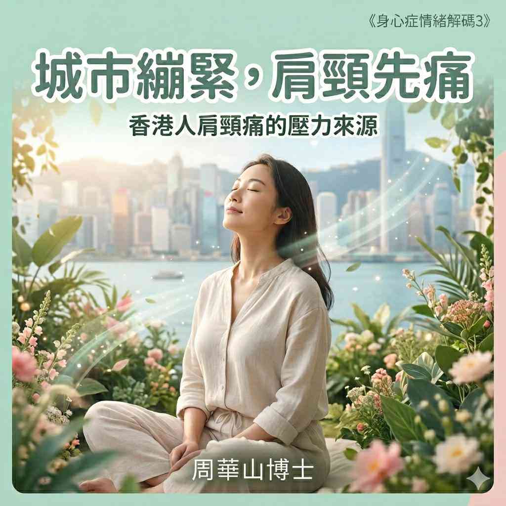 身心症情緒解碼3|城市繃緊,肩頸先痛 香港人肩頸痛的壓力來源 身心症情緒解碼3|城市繃緊,肩頸先痛 香港人肩頸痛的壓力來源