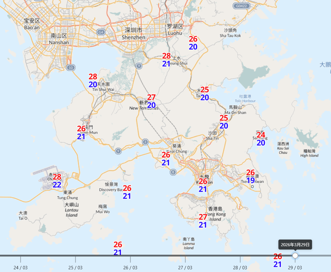 天氣預報︱周三及五炎熱31度！本周溫暖有陽光＋假期多雲驟雨＋下周低壓槽迫近