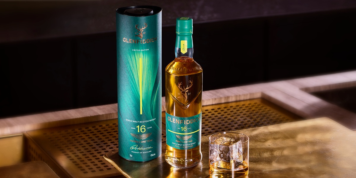 夢幻聯乘第二彈！Glenfiddich x Aston Martin F1&trade; 16年限量版 Release No.2，品味五桶交織的極致奢華