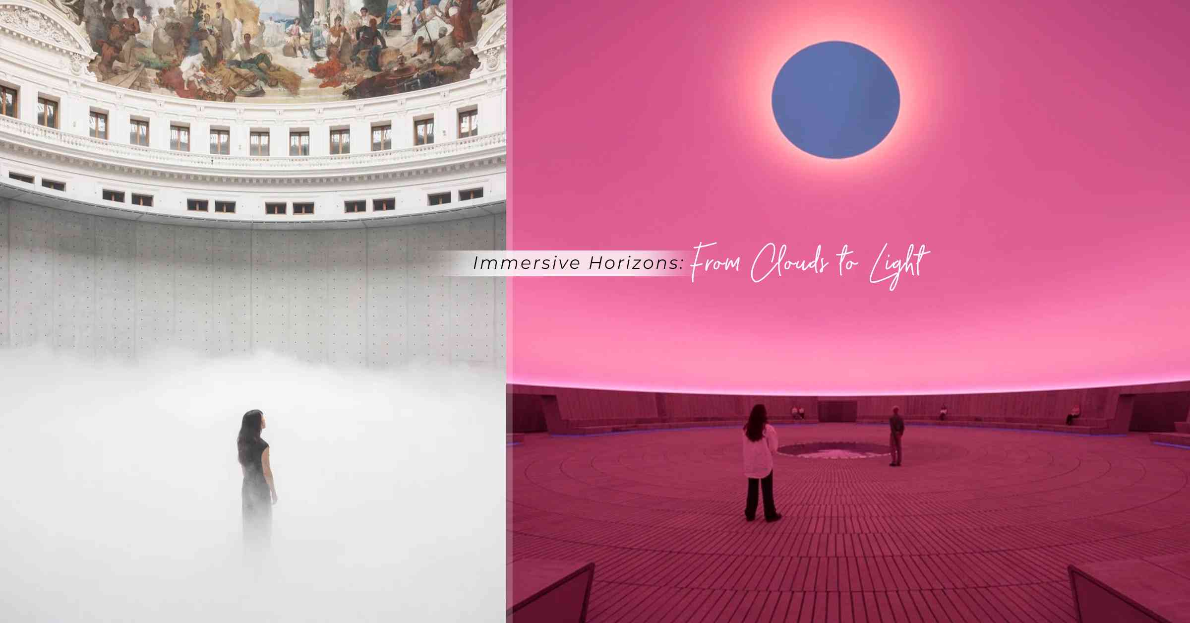 從巴黎的雲霧到丹麥的光影：中谷芙二子的《Cloud #07156》與James Turrell的《As Seen Below – The Dome》