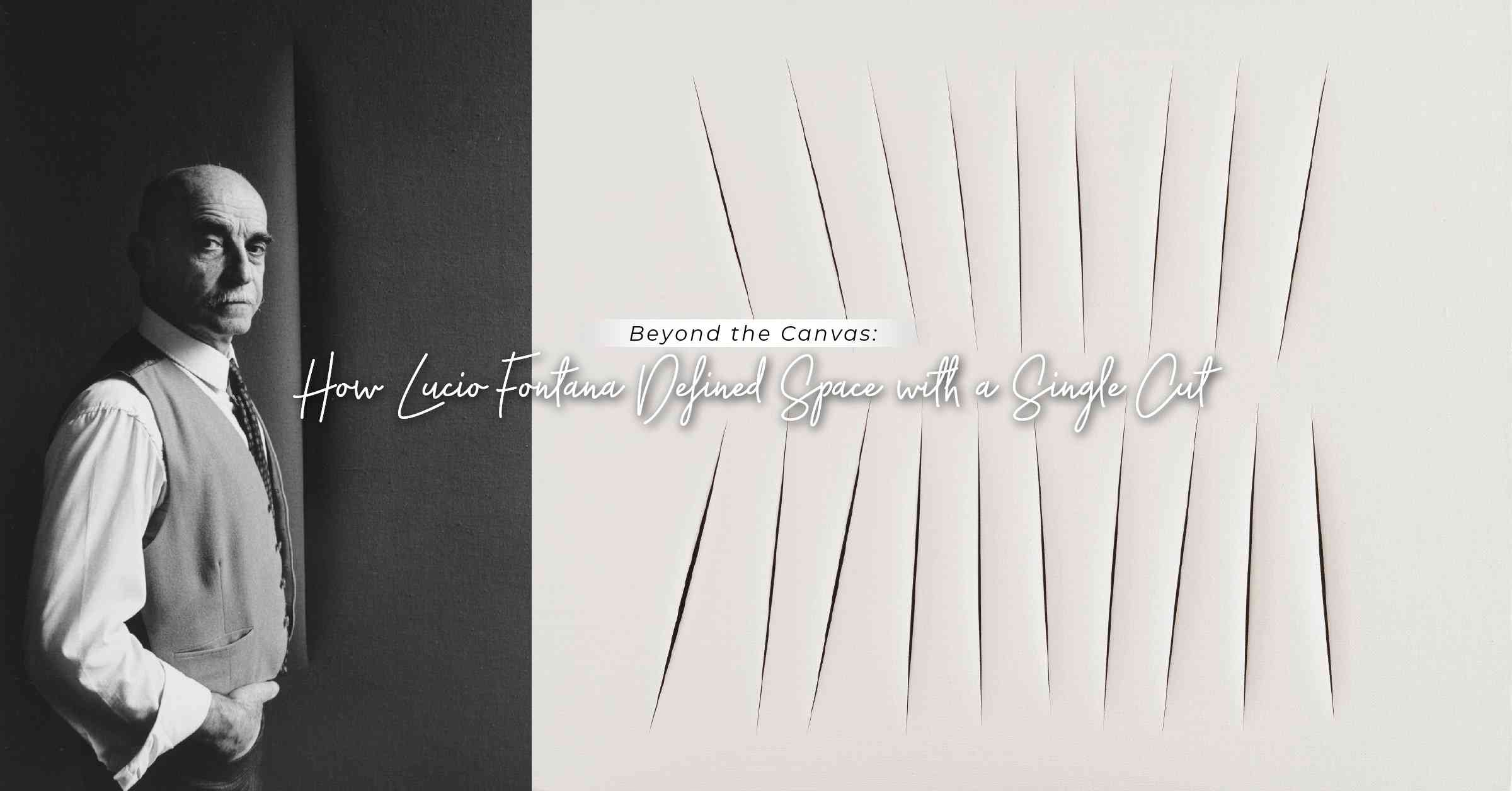 空間主義大師 Lucio Fontana 香港個展：看現代藝術先驅如何用「一刀」定義空間