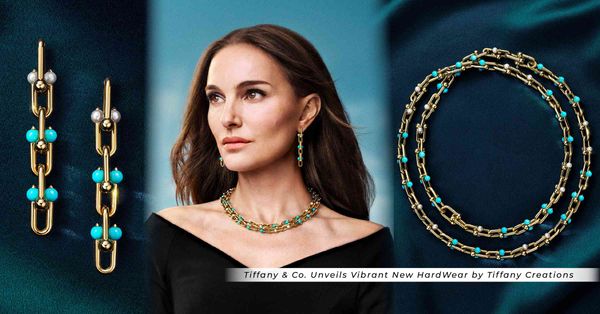 當色彩成為創作語言：Tiffany & Co. 以綠松石與 Akoya 珍珠續寫 Tiffany HardWear 摩登傳奇