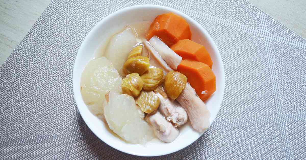 立冬養生湯水推薦|雪梨淮山栗子雞湯補腎健脾,冬天早睡晚起養陽氣 立冬養生湯水推薦|雪梨淮山栗子雞湯補腎健脾,冬天早睡晚起養陽氣