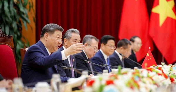 國事訪問 | 習近平訪越南，促共同反對單邊霸凌，中越簽45份合作文本 