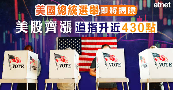 美股 | 美國總統選舉即將揭曉，美股齊漲道指升近430點