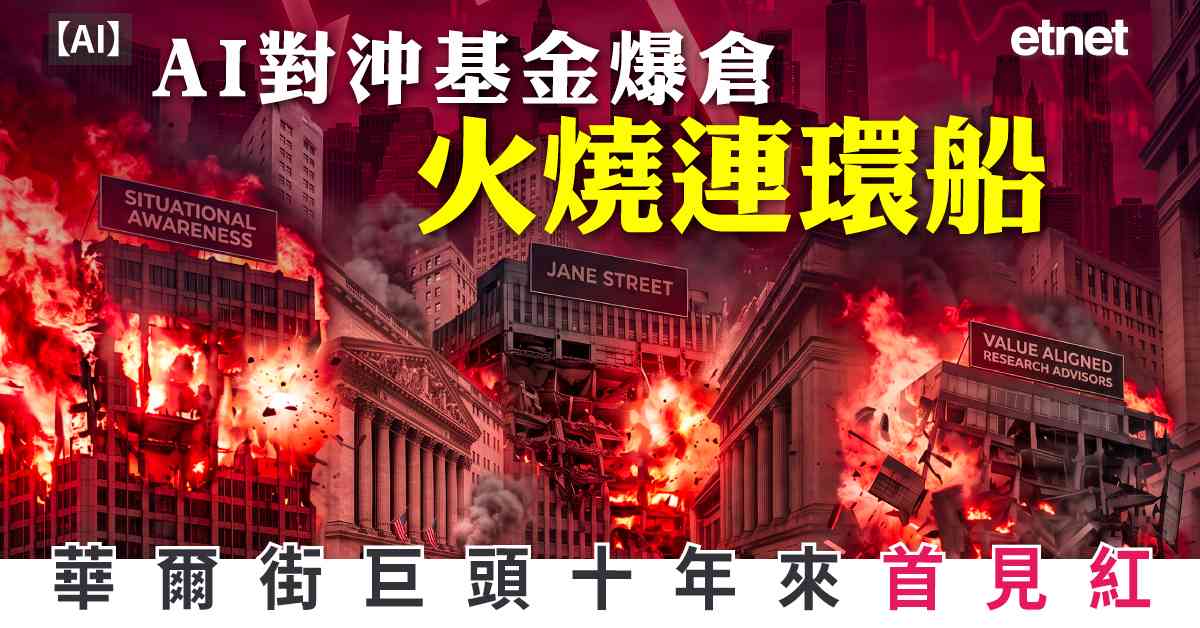 AI | AI對沖基金爆倉衍生「火燒連環船」，華爾街巨頭十年來首見紅