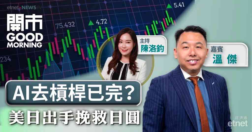 溫傑：地緣噪音不改最壞時刻已過，港美迎業績期外圍緊盯兩焦點