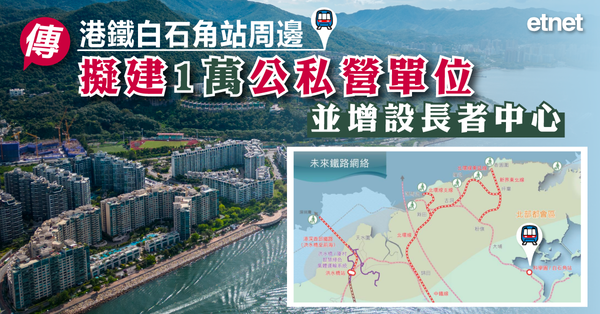 白石角站 | 傳港鐵白石角站周邊擬建1萬公私營單位，並增設長者中心