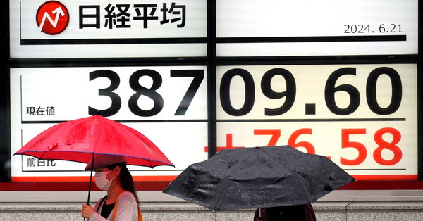 日圓匯率連跌6天，創3月以來最長跌浪