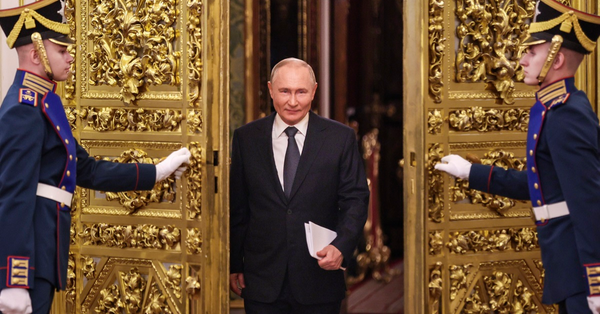 俄羅斯總統普京出席在克里姆林宮舉行的獨聯體國家元首理事會會議