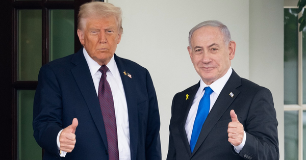 特朗普在白宮與內塔尼亞胡會面，之後宣布以色列同意美國提出的加沙和平方案