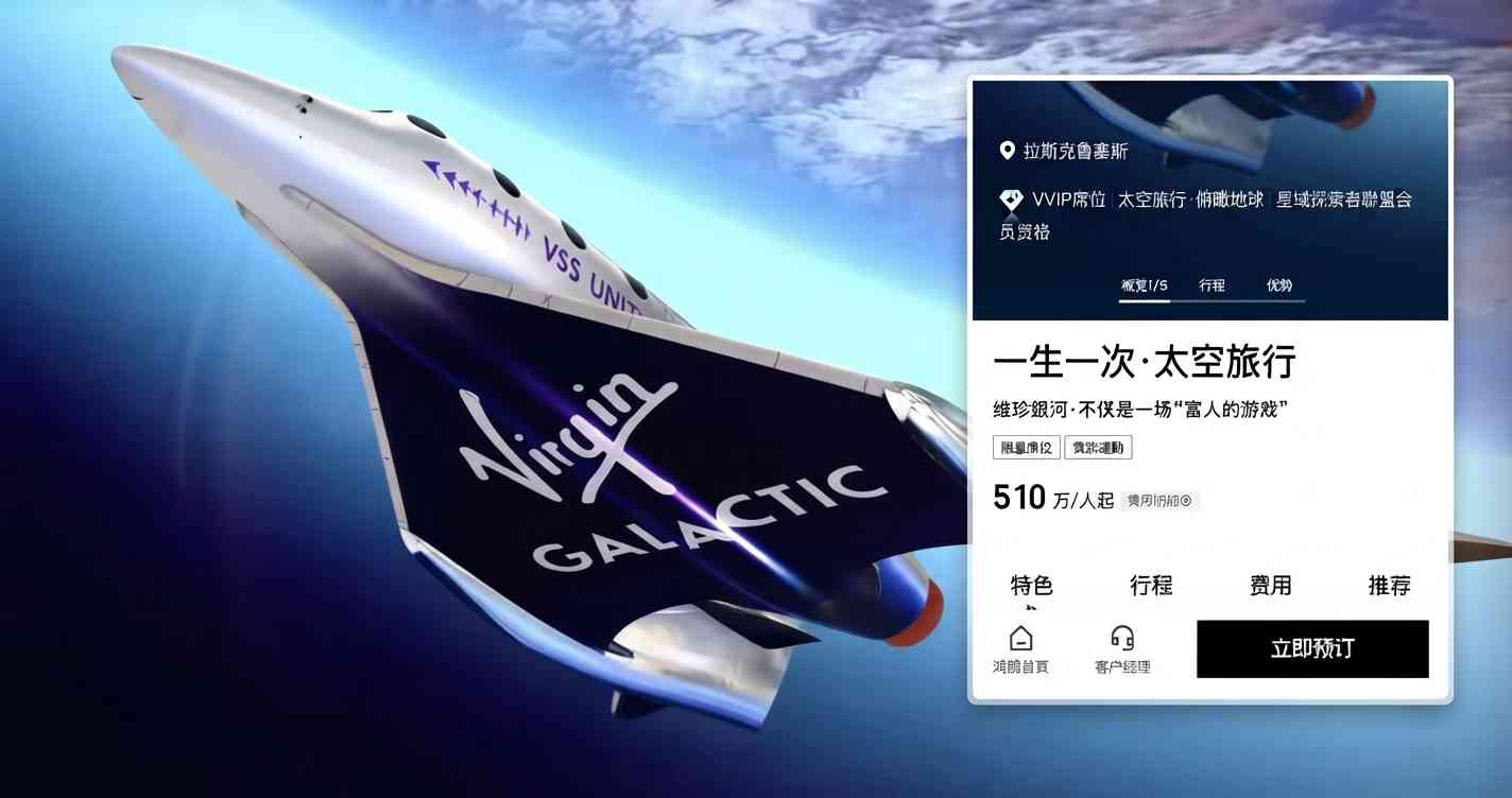 中國要聞｜攜程上架2027年維珍銀河太空旅行船票，售510萬元已有2人預訂
