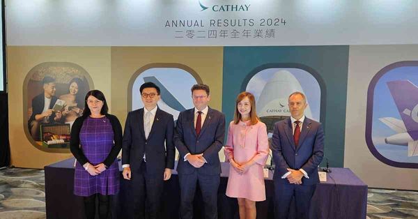 國泰去年多賺1%至99億增派息，林紹波：香港快運長遠可恢復盈利