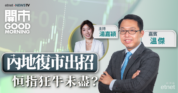 溫傑：恒指本周能見度較低，上望23300－23500點