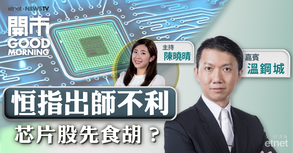 溫鋼城：恒指約19300點有支持，短期目標20500點