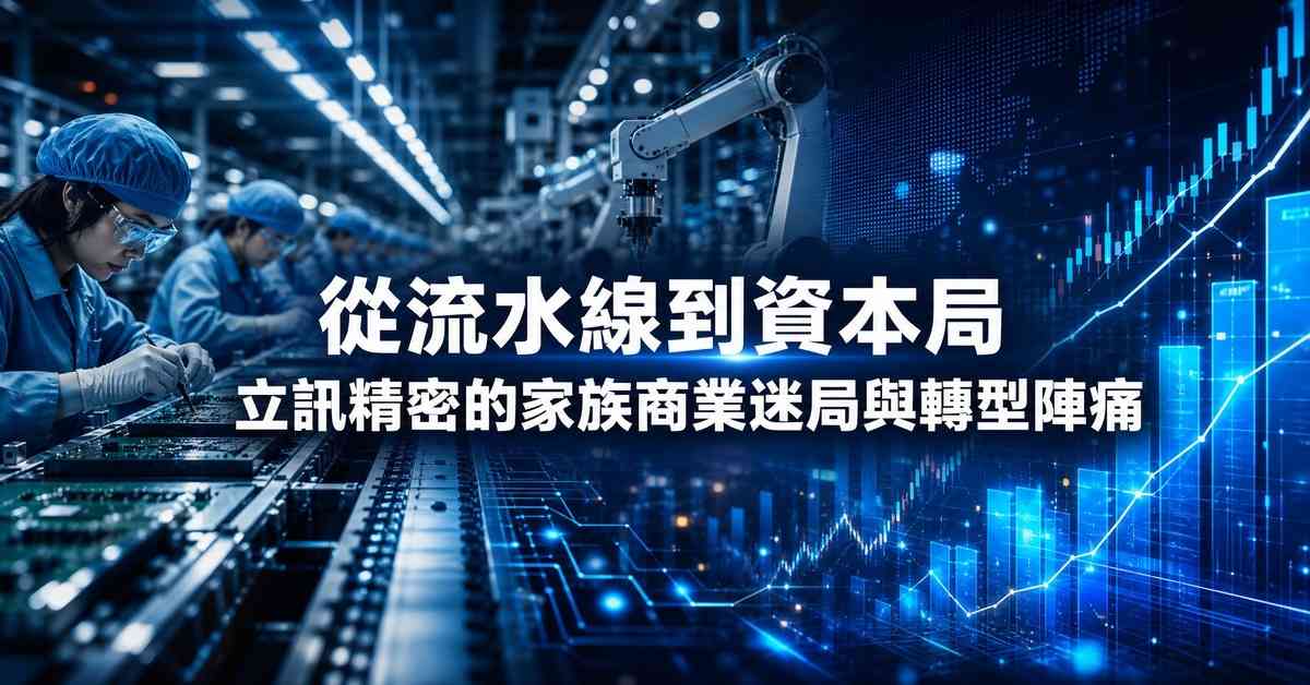 從流水線到資本局：立訊精密的家族商業迷局與轉型陣痛