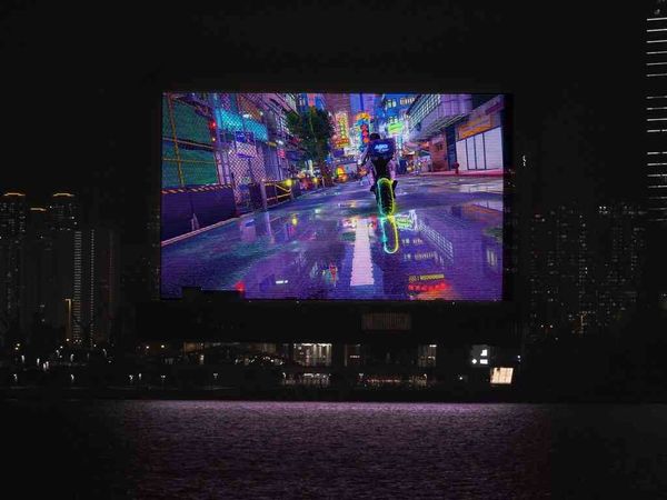 M+ Museum, West Kowloon｜M+ and Powerhouse present a new M+ Facade commission, Dancer in the Mirror Field (2025)