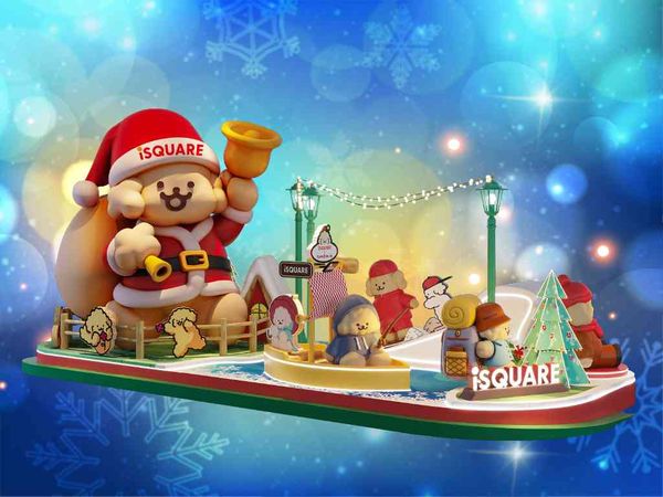 iSQUARE International Plaza, Tsim Sha Tsui｜iSQUARE International Plaza x Japanese Illustrator Tombonia - A Heartwarming Winter Presentation: Muck the Puppy's Cozy Christmas Tale. First Appearance in Hong Kong Malls for Christmas, Featuring 3 Adorable Phot