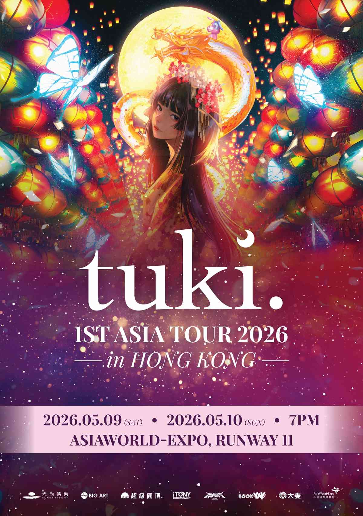 亚洲国际博览馆｜《tuki. 1st ASIA TOUR 2026 in HONG KONG》