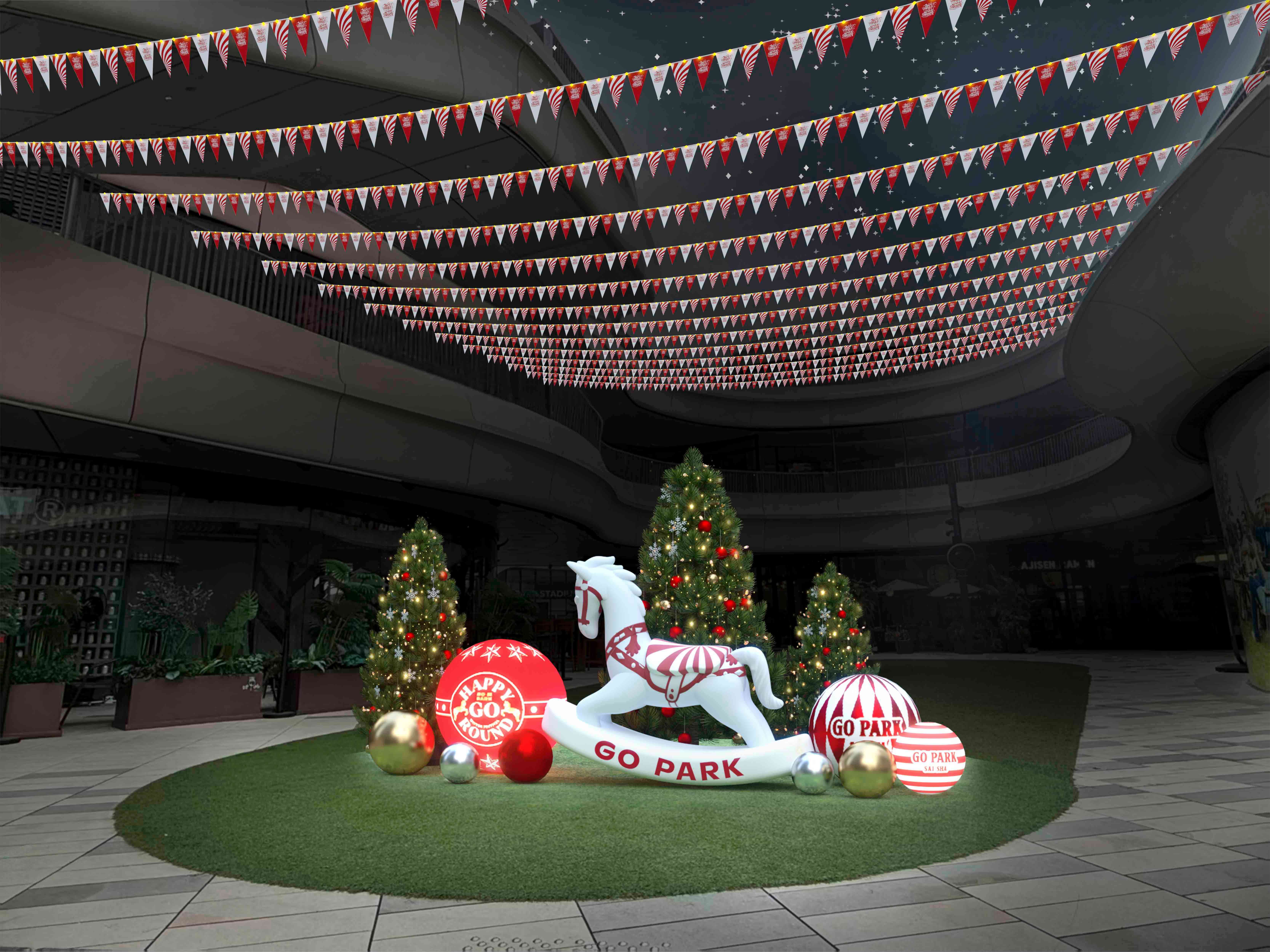 西沙GO PARK｜西沙GO PARK《HAPPY GO ROUND冬日乐园》 首个大型圣诞企划 呈献欧陆风情圣诞庆典