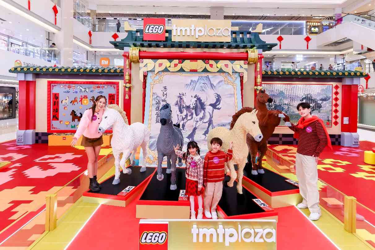 屯门市广场｜屯门市广场 x LEGO® 香港创意打造「新春骏艺乐园」 完美融合中国艺术与创意 全港首个以近40万粒LEGO®颗粒重现 「近代中国国画之父徐悲鸿」经典名作 - 六骏图迎新春