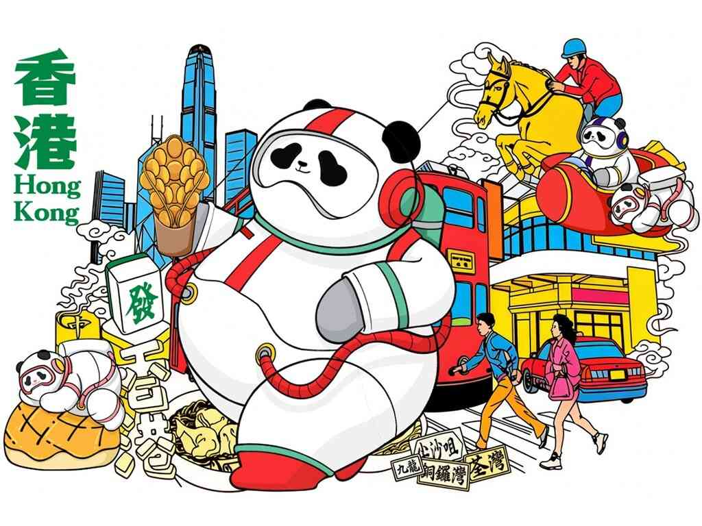 尖沙咀香港文化中心露天廣場｜HELLO PANDAS 熊貓駕到之逐夢星河 —— 熊貓的太空之旅