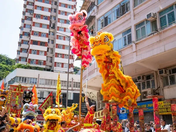 筲箕湾东大街至谭公庙｜「恭祝谭公宝诞」盛会