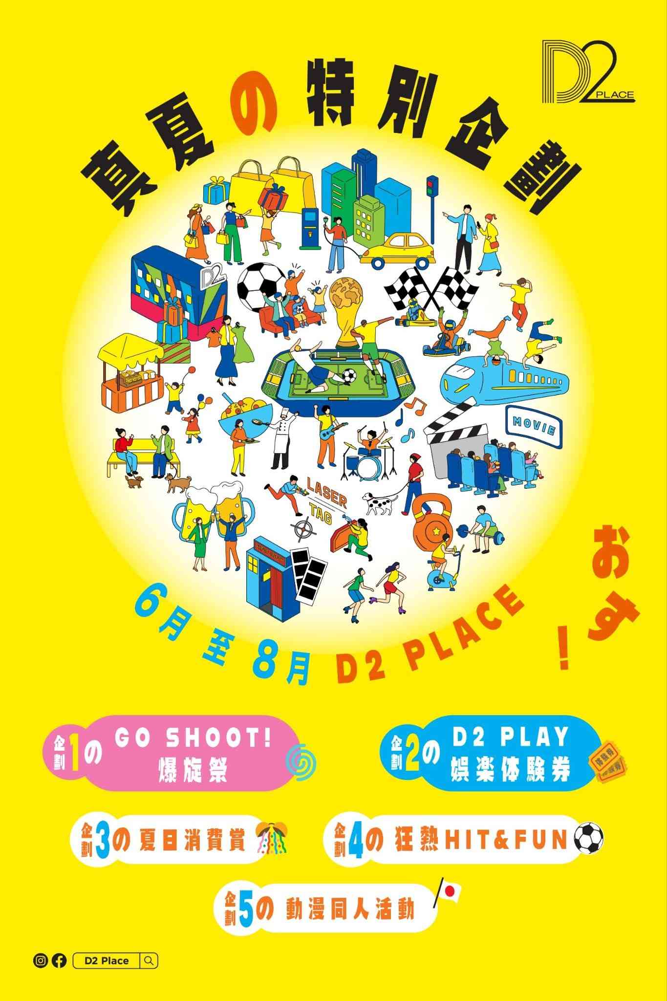 荔枝角 D2 Place｜D2 Place 「真夏の特别企划」打造今夏最强玩乐大本营 「Go Shoot！爆旋祭」展出原动画手稿、初代闪卡珍藏