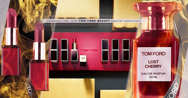 熱賣榜首的唇膏載譽歸來！必搶Tom Ford Beauty新年漆紅限定禮盒 