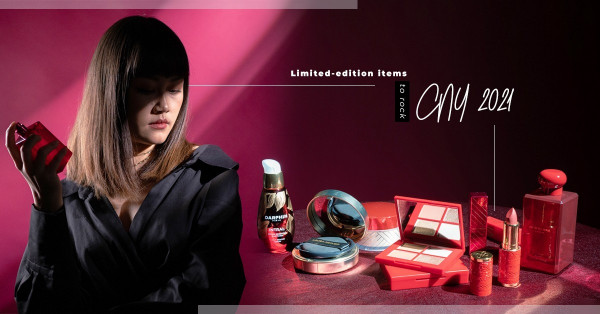 Limited-edition items for CNY 2021：讓緋紅與流金，交織新春的喜慶