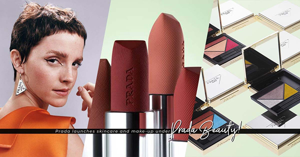 Prada進軍美妝界！以Rethinking Beauty為靈感，一口氣推出多款唇膏、影盤和護膚品！