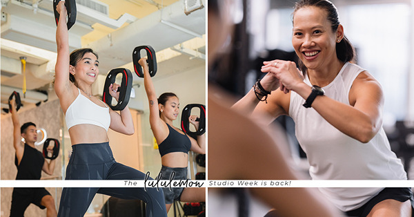lululemon Studio Week來了！從瑜伽到普拉提、擊鼓健身，一連兩星期探索運動無限可能性！