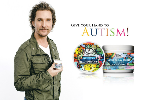 Kiehl’s x 奧斯卡影帝Matthew McConaughey慈善企劃！為自閉症組纖籌款