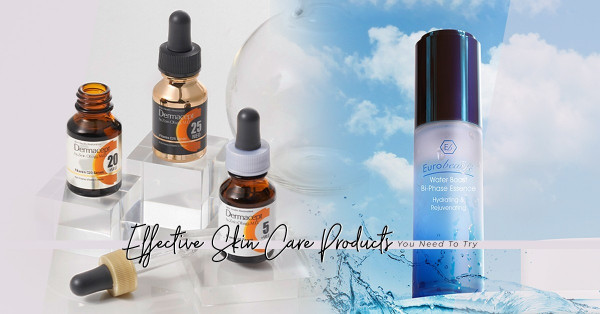 更有效、更高針對性！Dermacept高濃度純維C精華、Eurobeauté三重水生零瑕激活系列