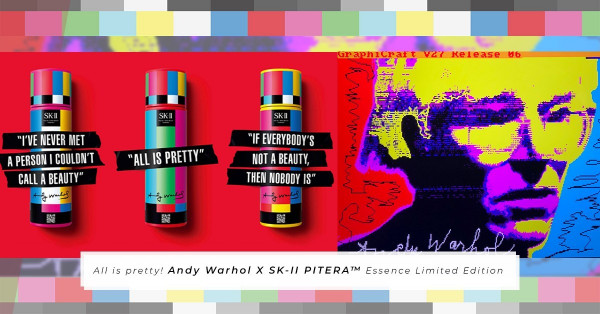 全新Andy Warhol x SK-II 神仙水限量版登場！標誌性的Pop Art風格引人入勝