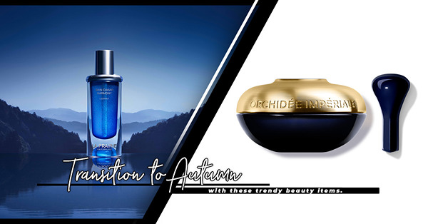 乾燥的季節，要保持肌膚滋潤飽滿！GUERLAIN御庭蘭花微精粹眼霜、LA PRAIRIE魚子極緻凝肌精露、 Maison Francis Kurkdjian 724 香水
