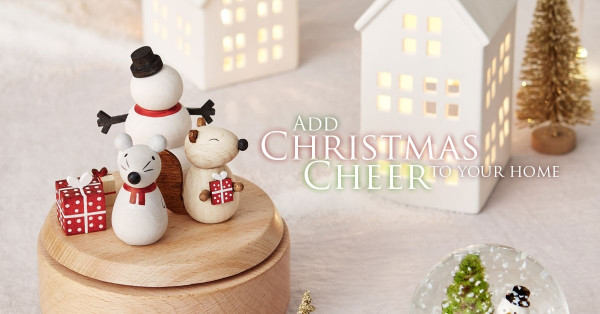 【Xmas Decor】精選6件質感小裝飾，打造充滿節日氣氛的安樂窩