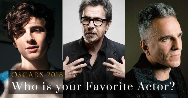 【奧斯卡2018】最佳男主角大預測，誰又是你心中的男主角？