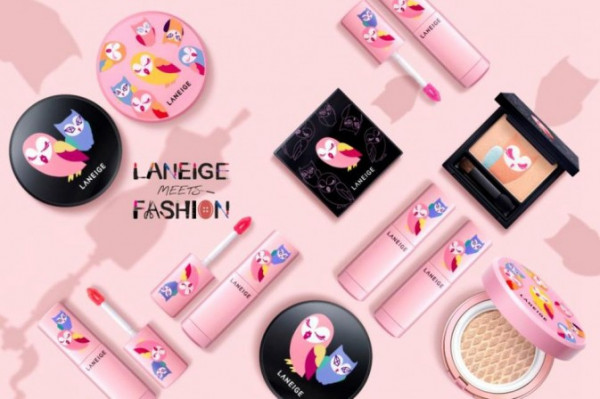 韓星熱捧貓頭鷹！LANEIGE X LUCKY CHOUETTE 4款限量彩妝